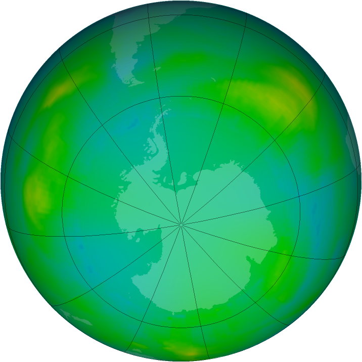 Ozone Map 1981-07-27